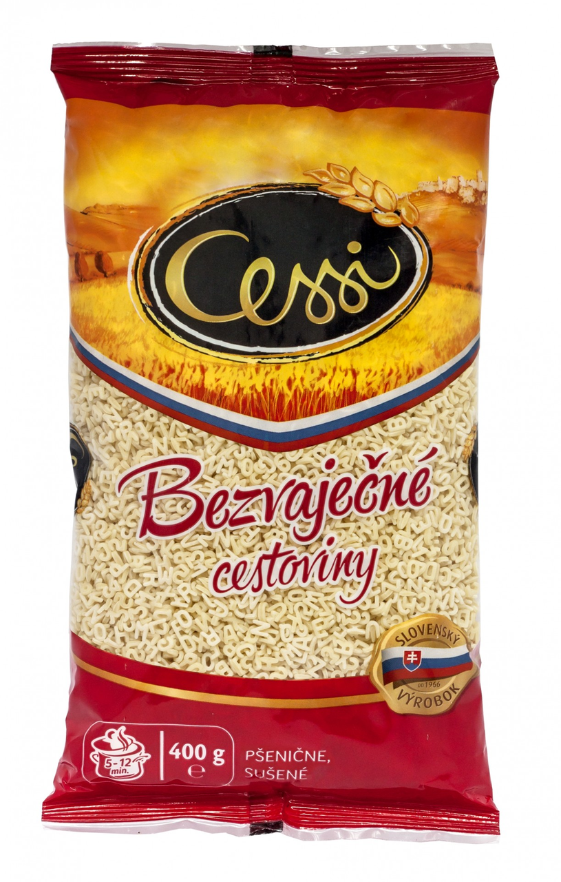 Cessi Abeceda bezvaječná cestovina 6 x 400 g