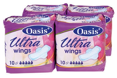 Oasis ultra single dámske vložky 4 x 10 ks