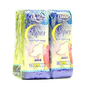 Oasis super plus nočné dámske vložky 4 x 10 ks
