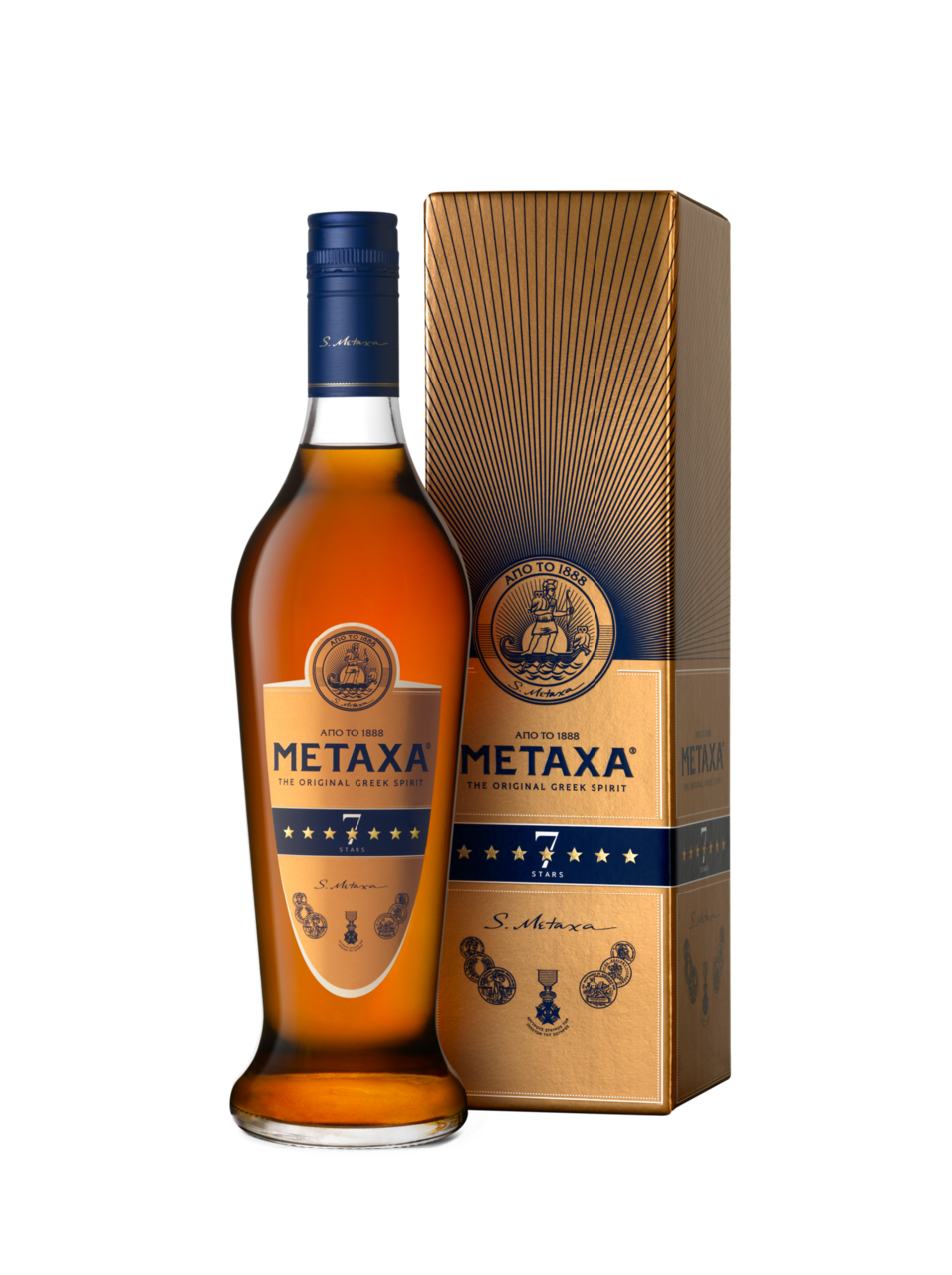 METAXA 7* 40% 700 ml darčekové balenie