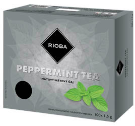 RIOBA Peppermint mätový čaj (150 g) 100 x 1,5 g