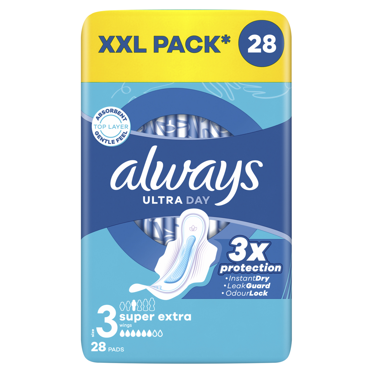always ultra night qp dámske vložky 28 ks
