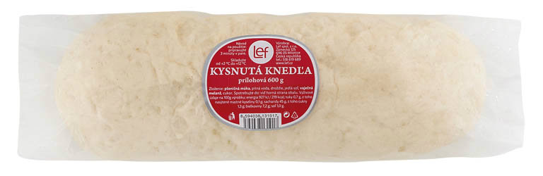 LEF Knedľa kysnutá chlad. 600 g