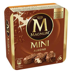 ALGIDA MAGNUM Mini almond nanuk mraz. 6x 55 ml