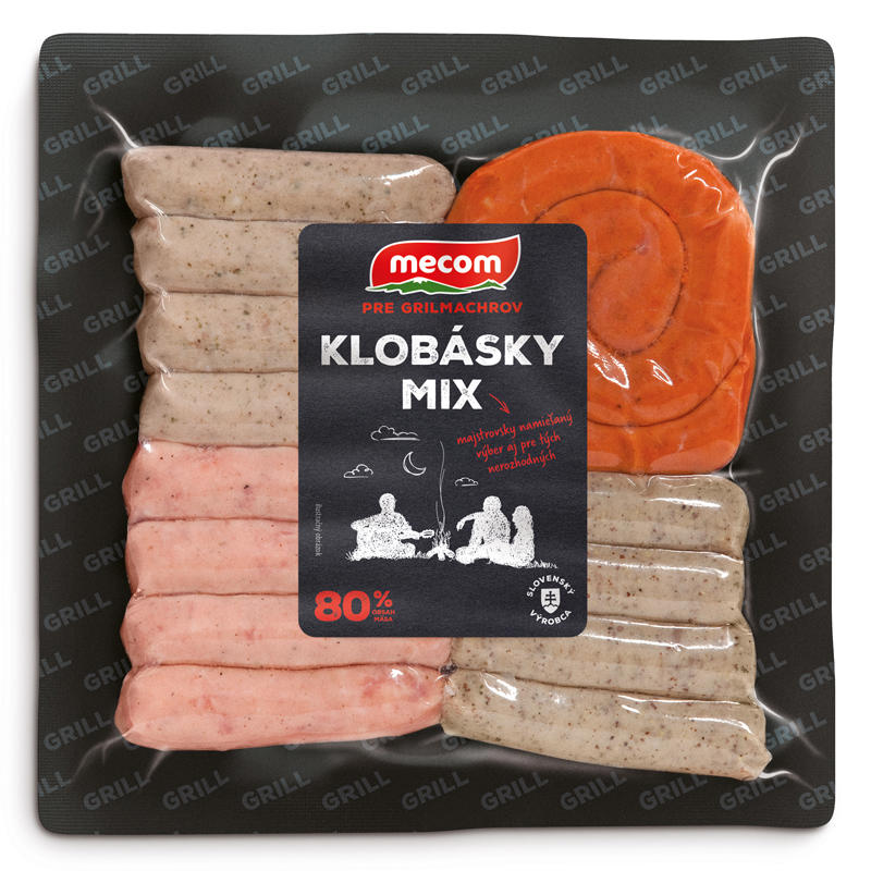 MECOM Gril party balíček mix klobásy 380 g