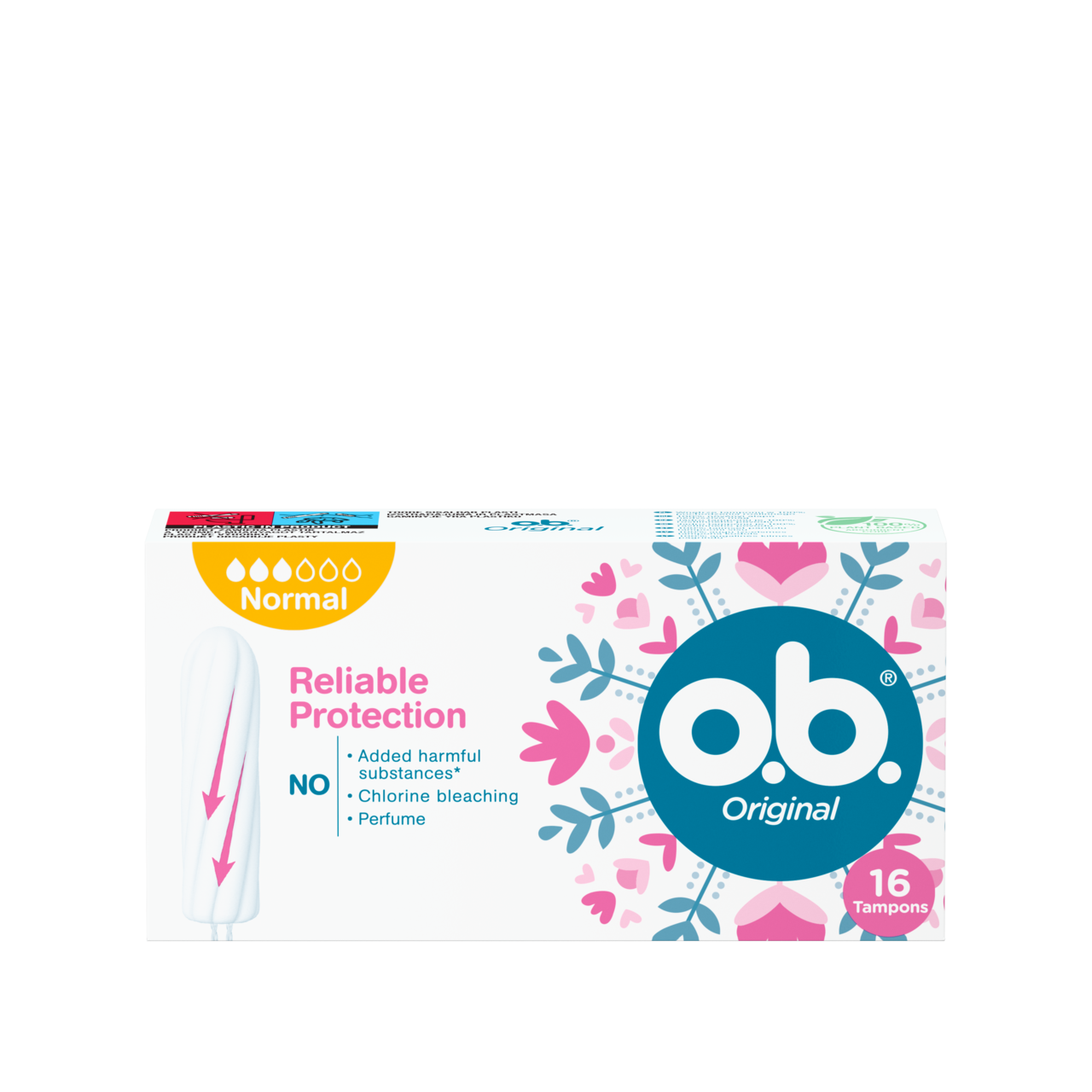 o.b. Original normal tampóny 16 ks