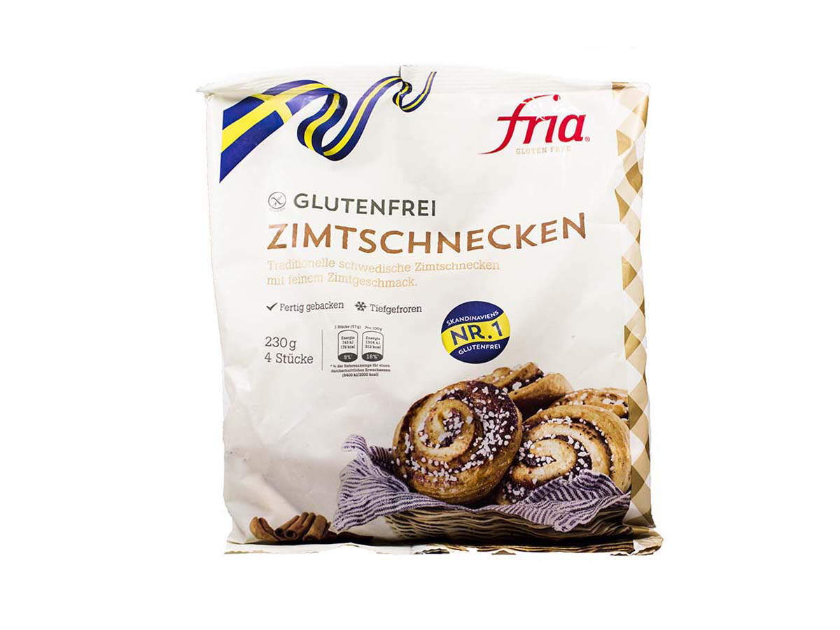 FRIA Slimáky bezlepkové škoricové mraz. 4 x 57,5 g