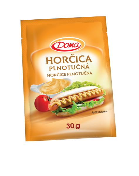 DOMA Horčica plnotučná 50 x 30 g porcie