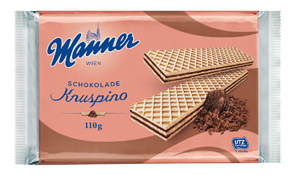 Manner Knuspino napolitánka čokoládová 110 g