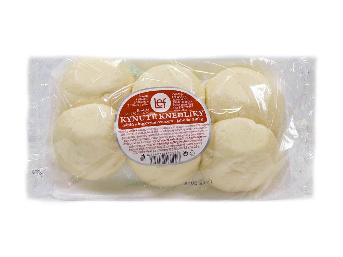 LEF Parené buchty jahoda chlad. 300 g