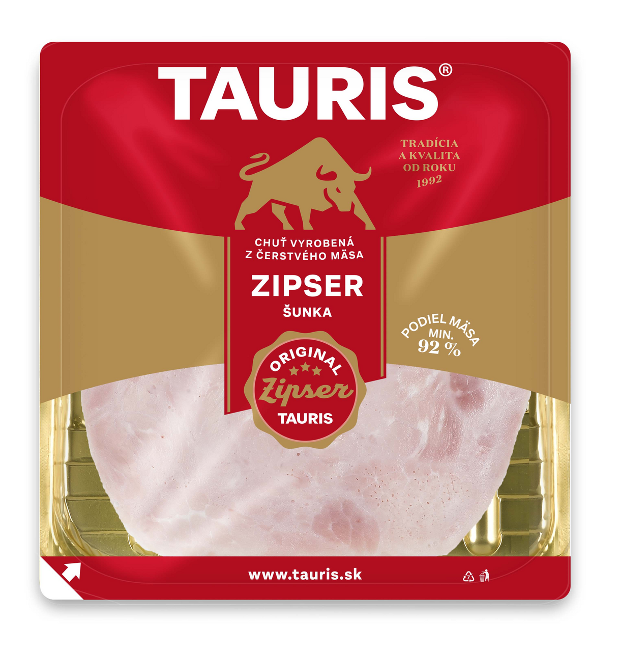 TAURIS Zipser šunka chlad. 150 g