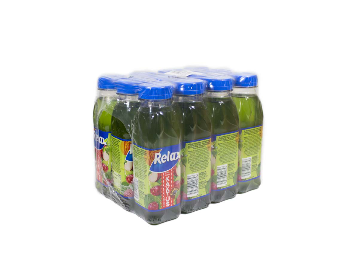 Relax nektár kaktus, limetka a jablko 12 x 300 ml vratná PET fľaša