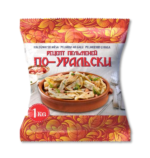 Pelmeni s hydinovým mäsom mraz. 1 kg