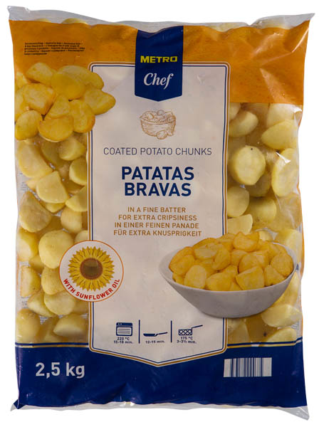 METRO Chef Patatas Bravas mraz. 2,5 kg