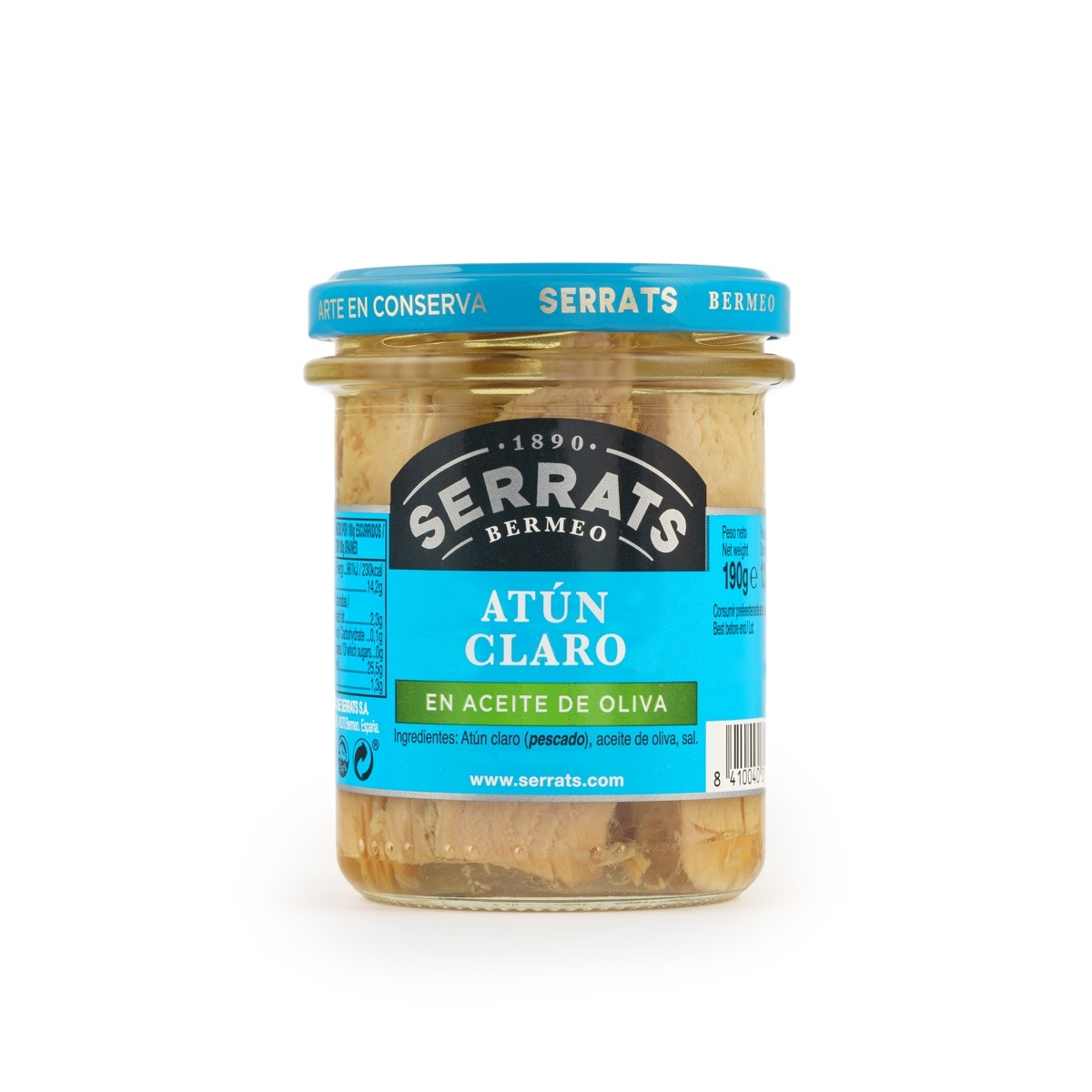 SERRATS Tuniak žltoplutvý v olivovom oleji 190 g