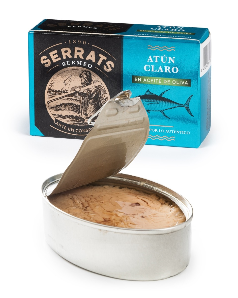 Serrats Tuniak žltoplutvý v olivovom oleji bez lepku 112 g