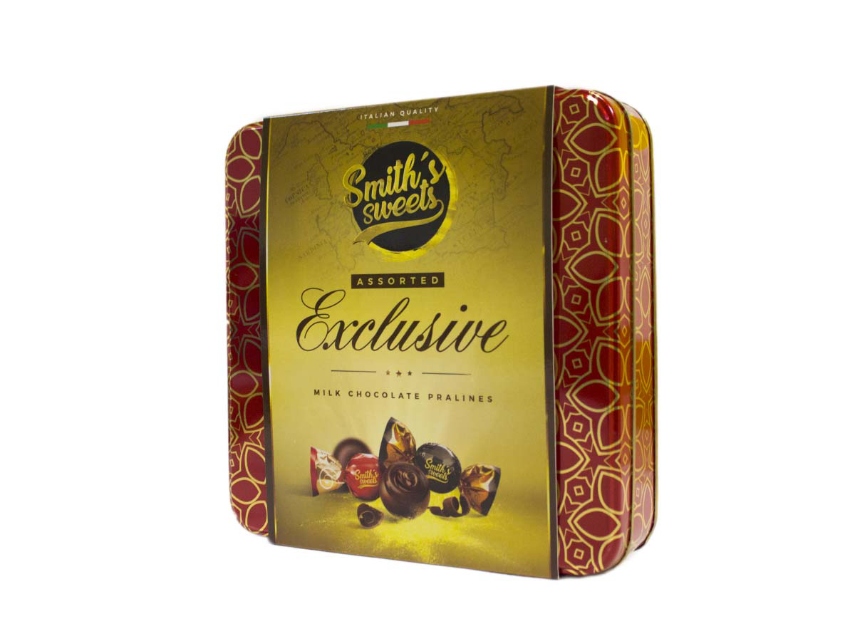 Luxusné pralinky v plechovej dóze 200 g