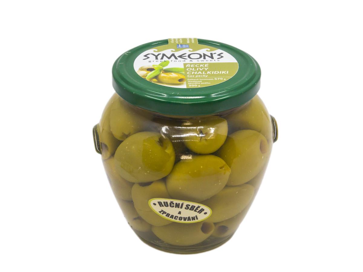 SYMEON'S Olivy zelené bez kôstok 580 ml