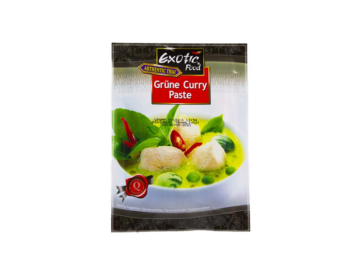 Exotic Food Zelená kari pasta 50 g