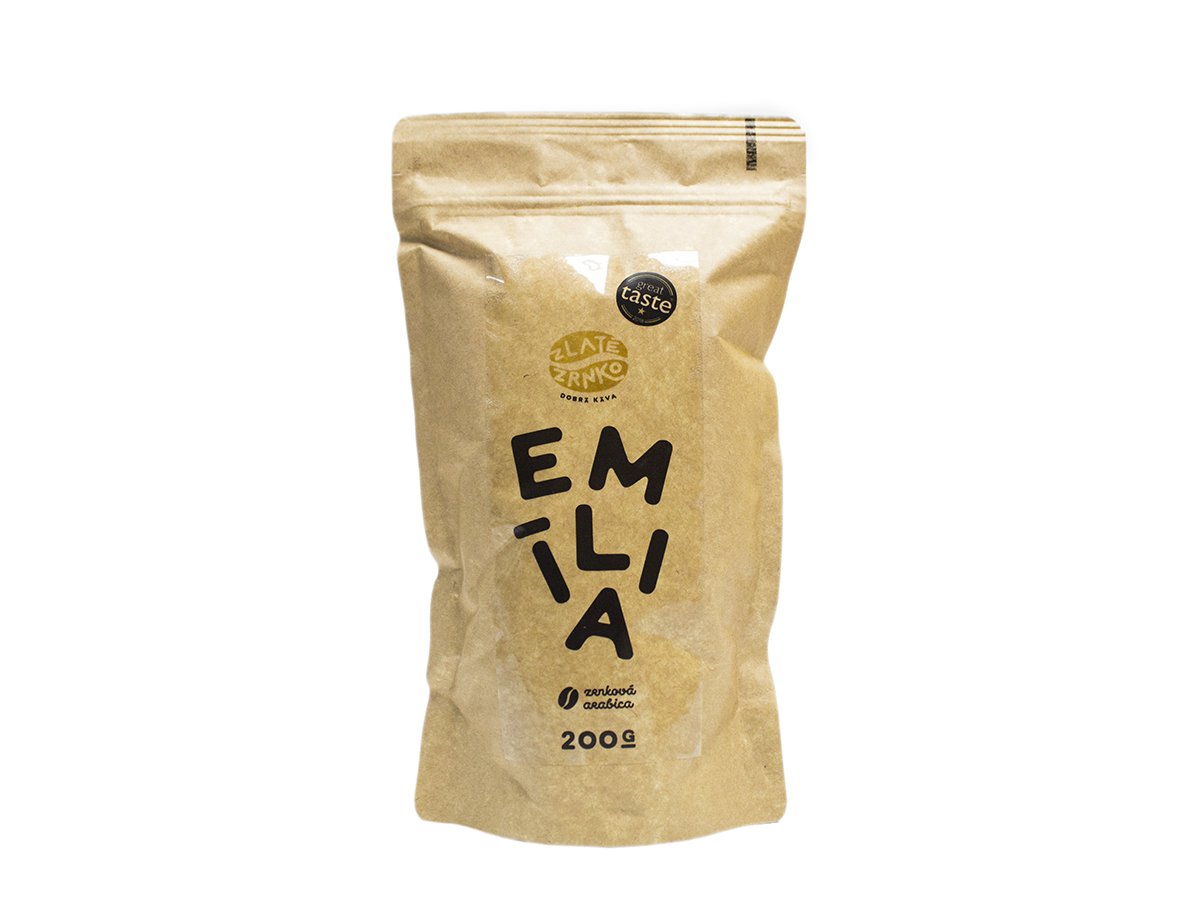 Zlaté Zrnko Emília káva zrnková 200 g