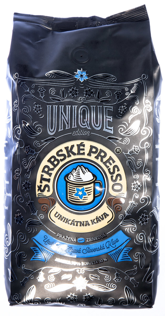 ŠTRBSKÉ PRESSO Unique blue káva zrnková 1 kg