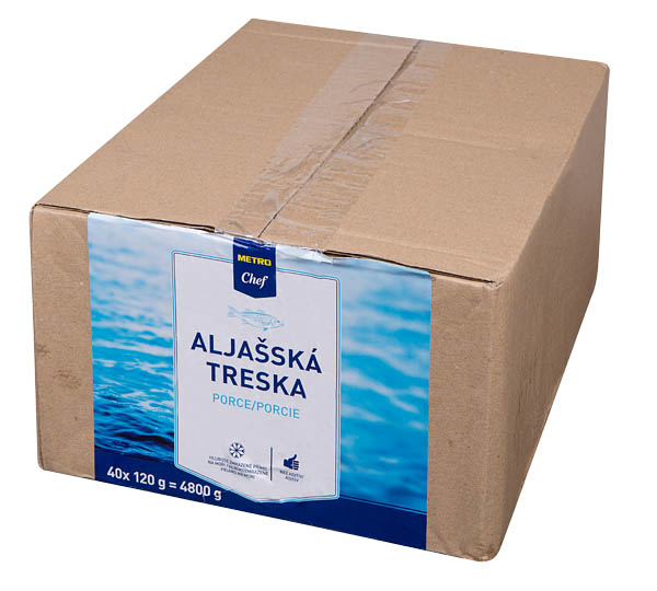 METRO Chef Treska aljašská porcie mraz. 40 x 120 g