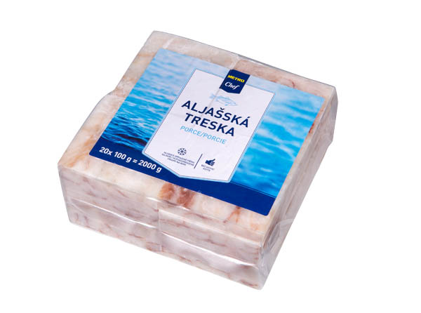 METRO Chef Treska aljašská porcie mraz. 20 x 100 g
