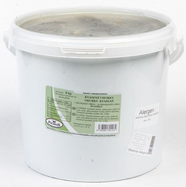 Uhorky kvasené SK 5 kg vedro