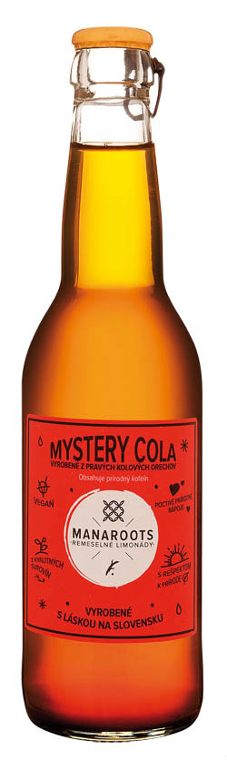 MANA ROOTS Mystery cola limonáda 330 ml SKLO