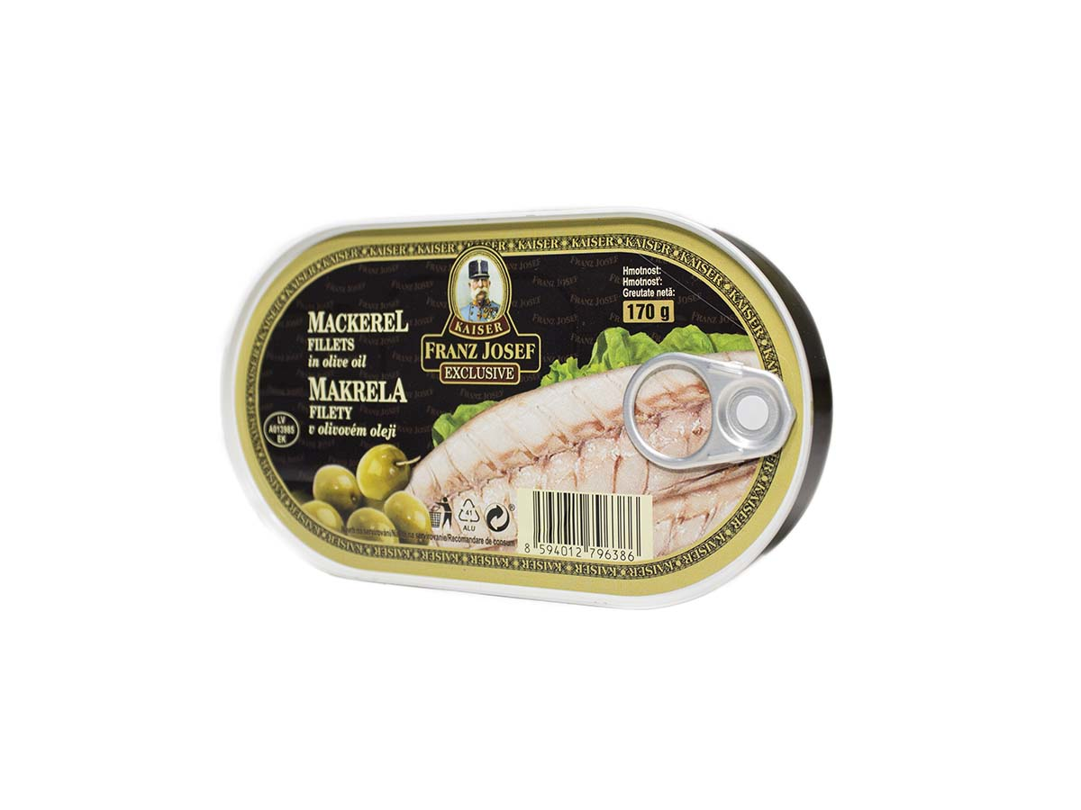 FRANZ JOSEF Makrela filety v olivovom oleji 170 g