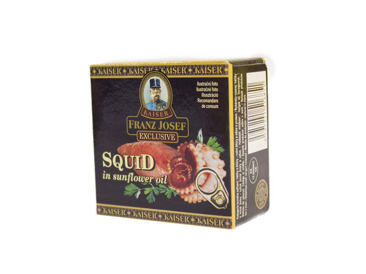 FRANZ JOSEF Kalmáre v slnečnicovom oleji 80 g