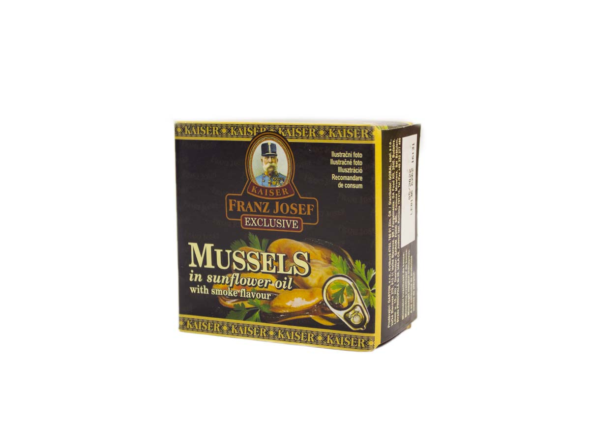 FRANZ JOSEF Mušle v oleji 80 g