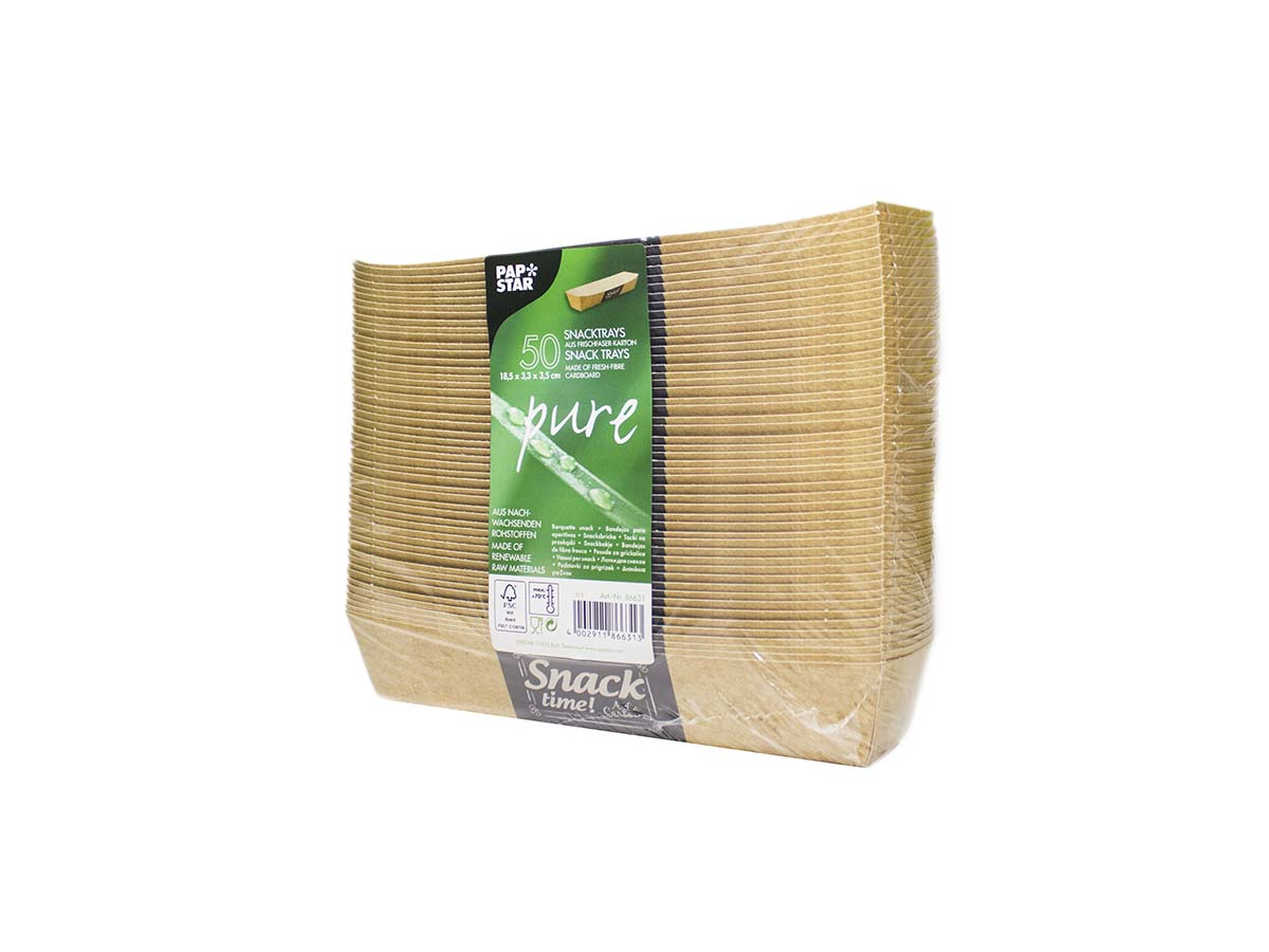 PAPSTAR pure Krabička 18,5,cm 50 ks