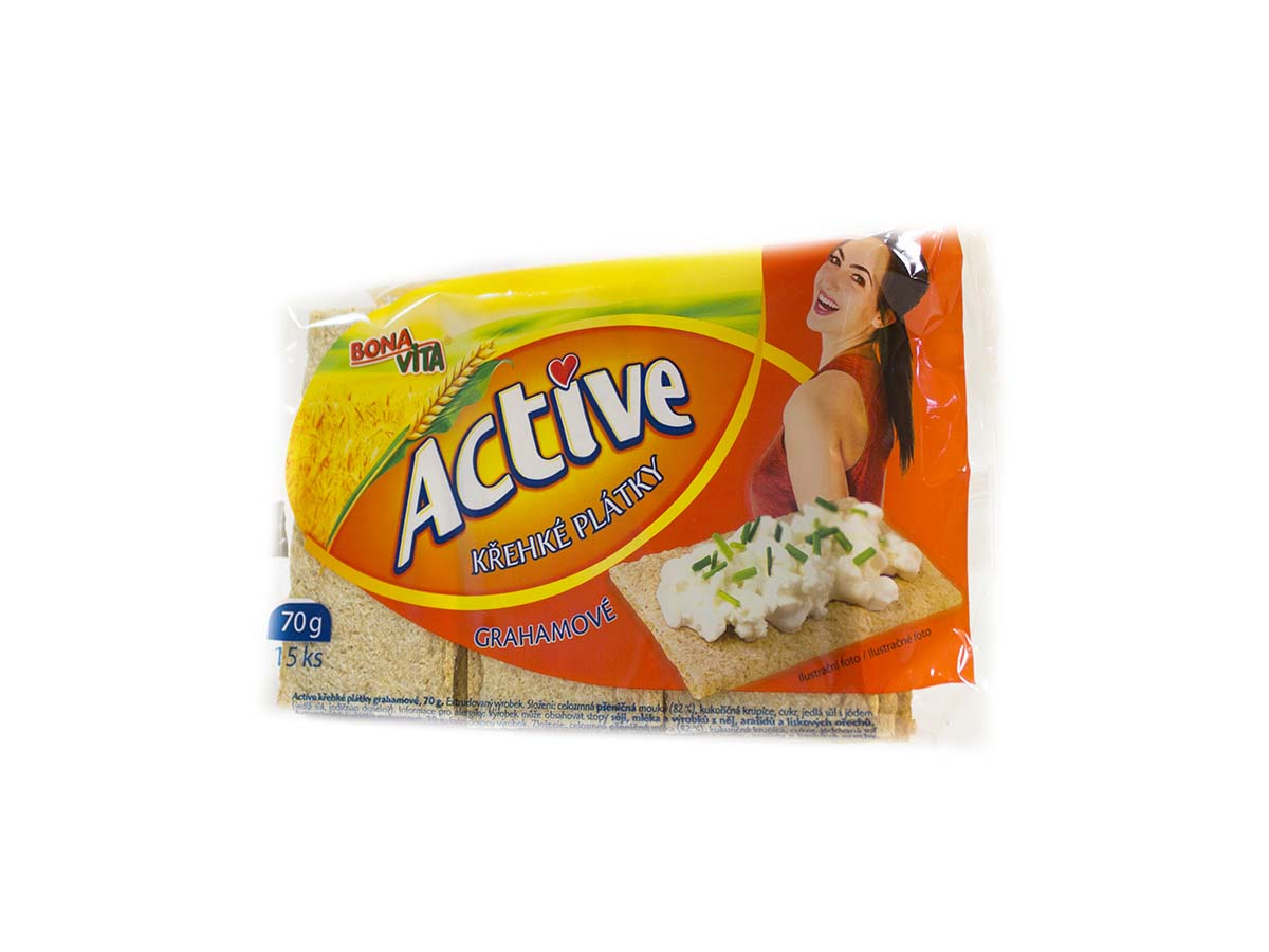 BONAVITA Active krehké plátky grahamové 70 g