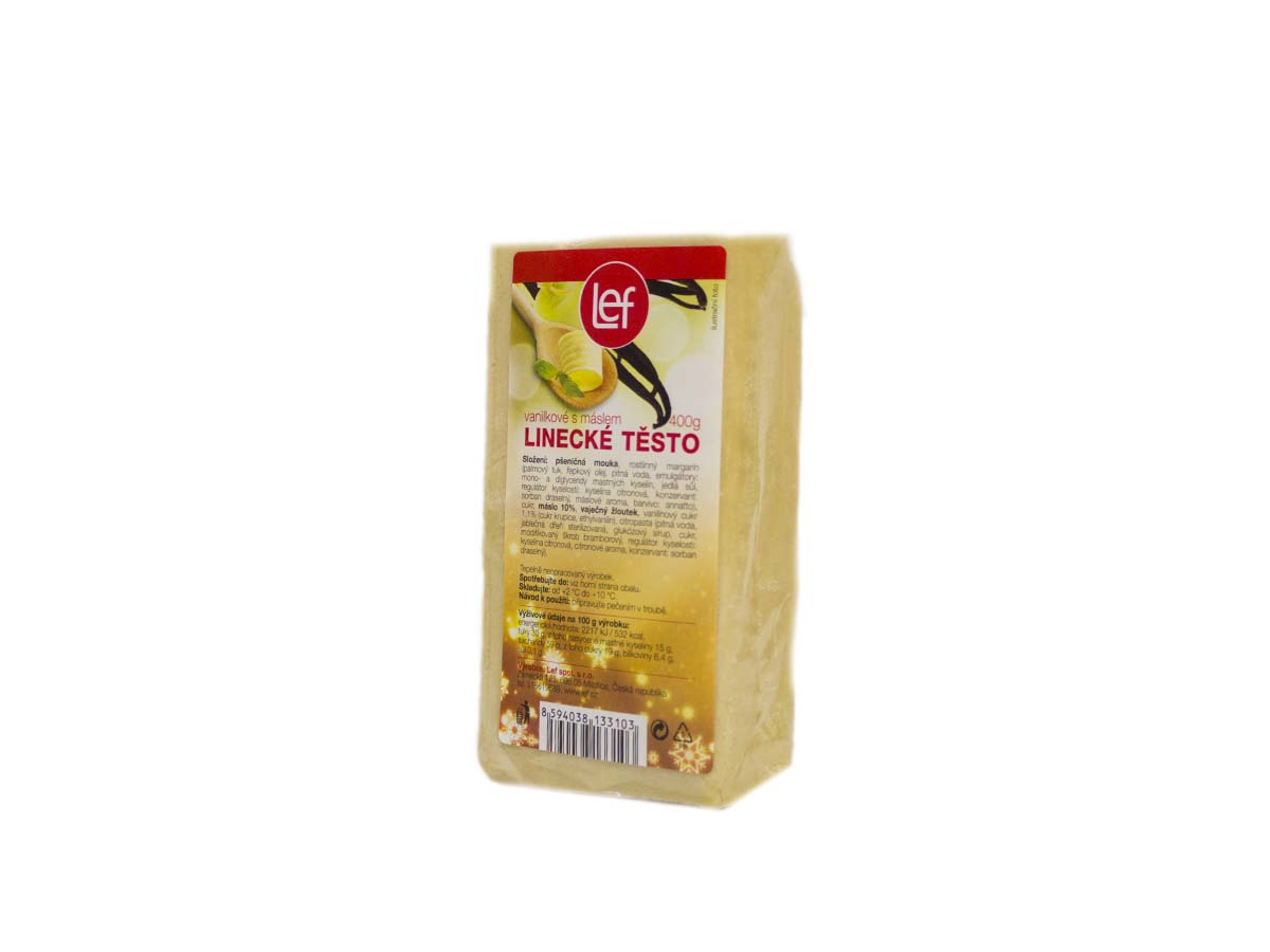 Linecké cesto vanilkové s maslom chlad. 400 g