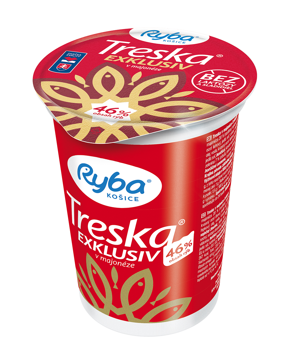 Ryba Košice Treska v majonéze Exklusiv chlad. 400 g