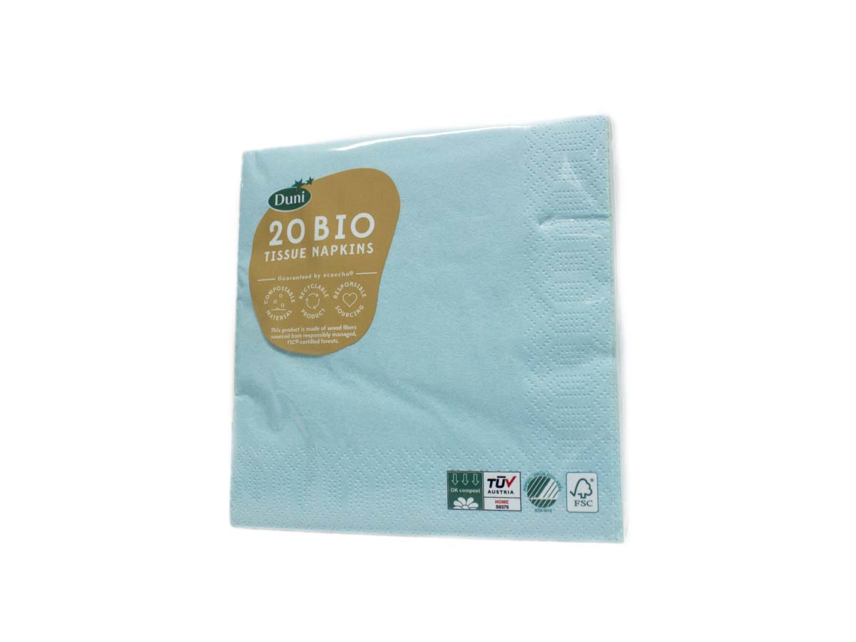 Duni servítky papierové Mint 3-vrstvové 33cm 20 ks