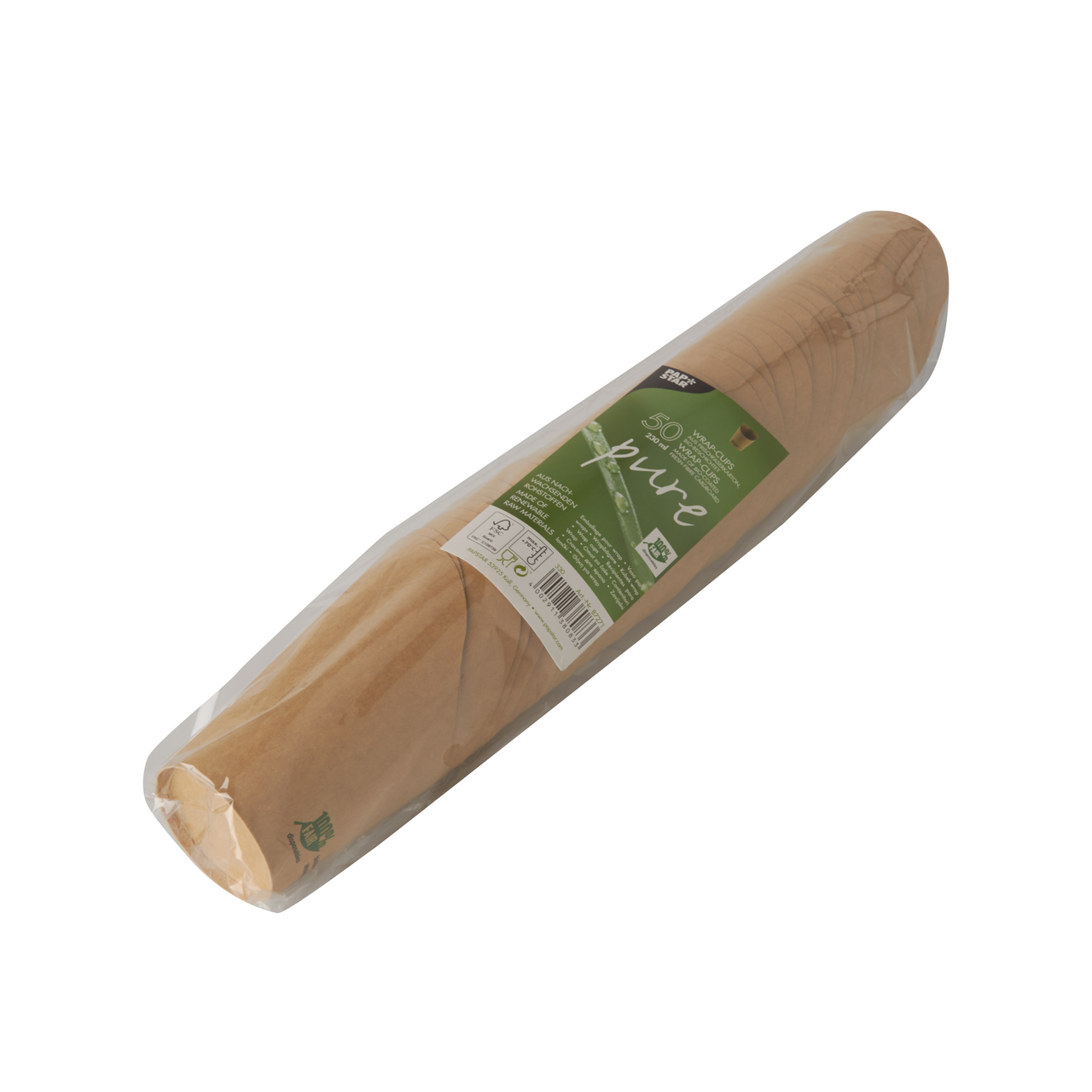 PAPSTAR pure Box na wrap 230 ml 11,3x6x8 cm 50 ks