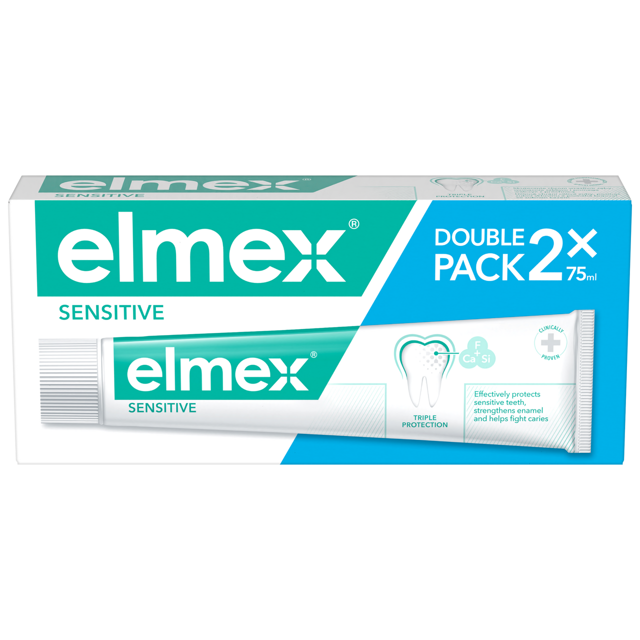 elmex Sensitive zubná pasta 2 x 75 ml
