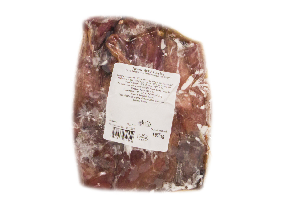 Bažantie stehná s kosťou mraz. váž. cca 1,6 - 2,6 kg