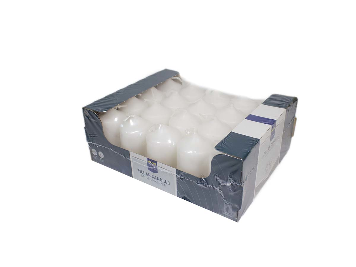 METRO PROFESSIONAL Sviečka biela 4 x 7 cm 20 ks