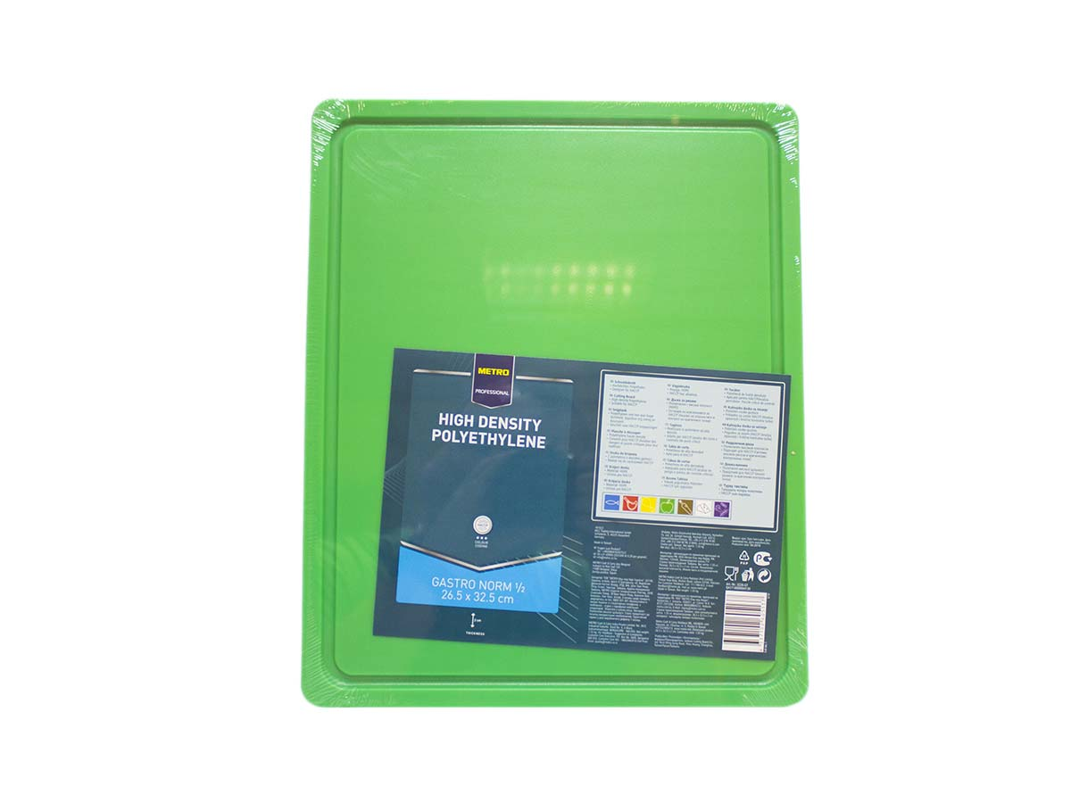 METRO PROFESSIONAL Doska na krájanie HACCP GN 1/2 zelená 1 ks