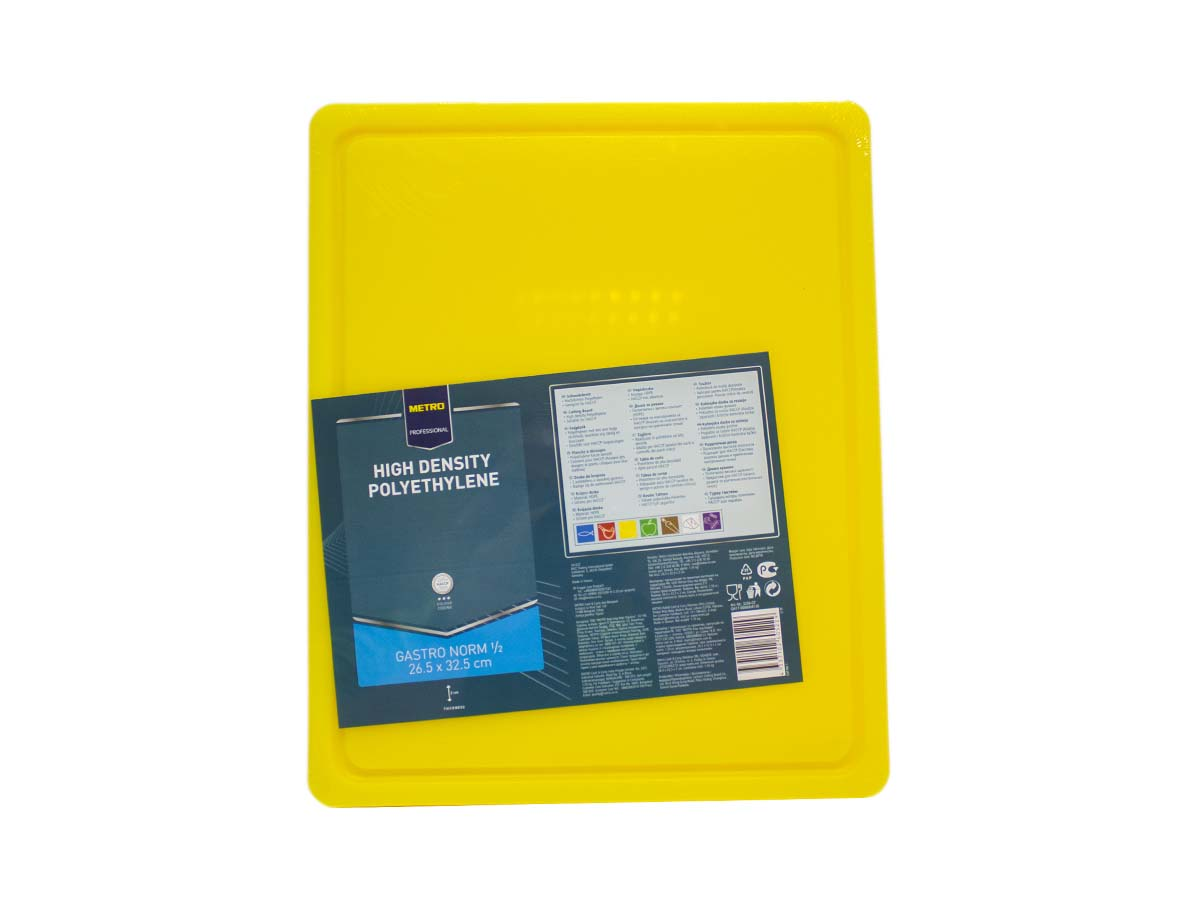 METRO PROFESSIONAL Doska na krájanie HACCP GN 1/2 žltá 1 ks