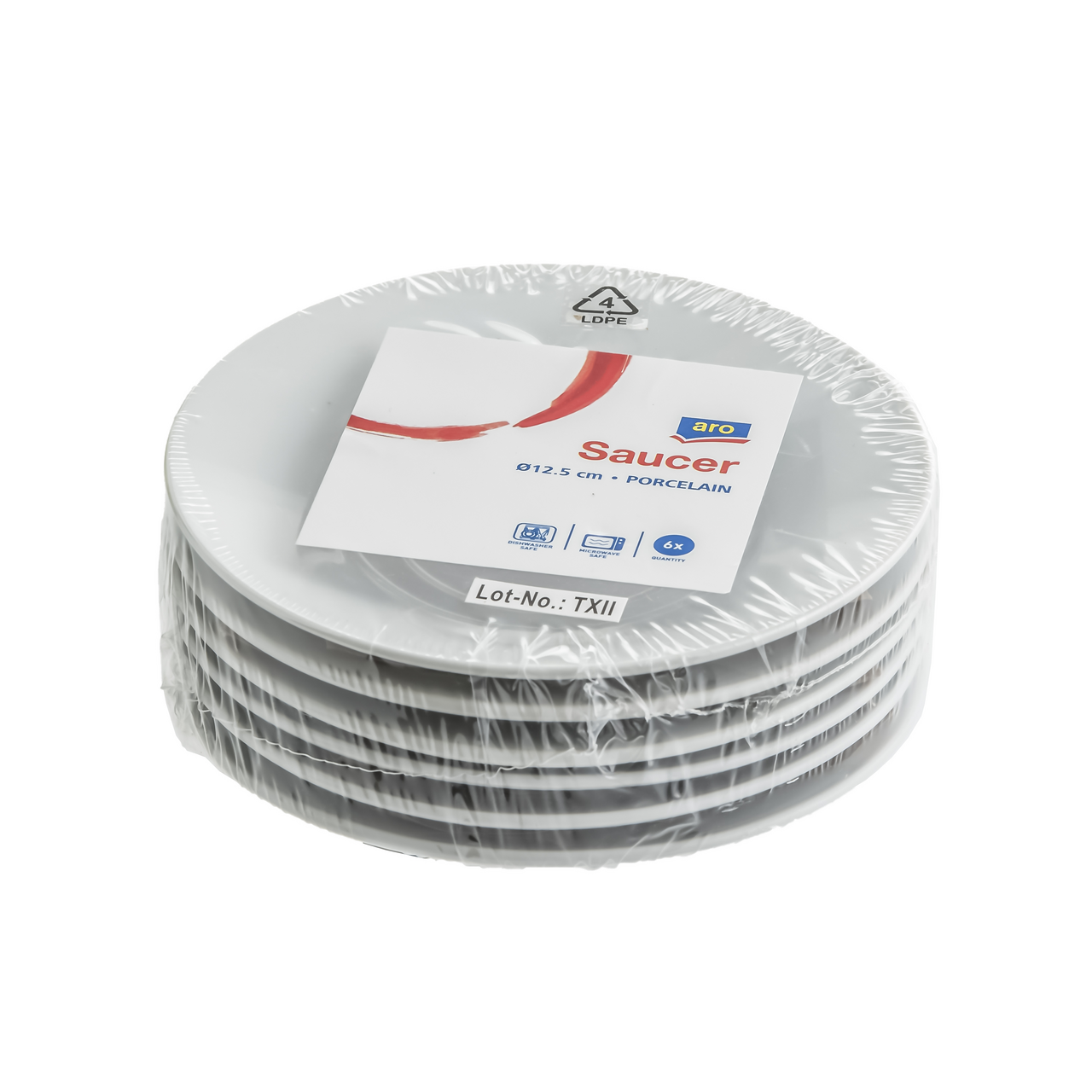 aro Basic Podšálka porcelánová 150 ml 6 ks