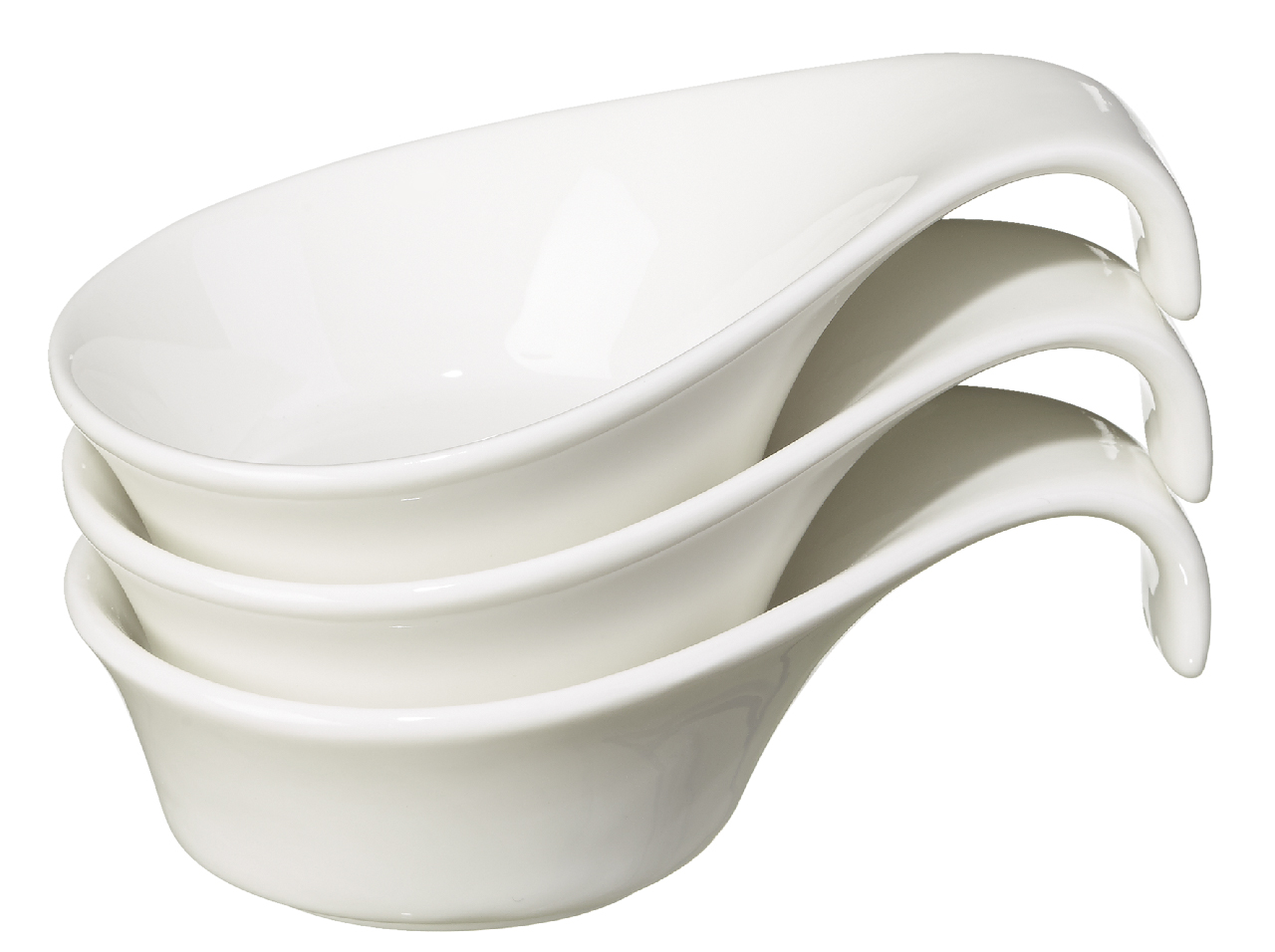 METRO PROFESSIONAL Miska tapas creamy porcelán 3 ks