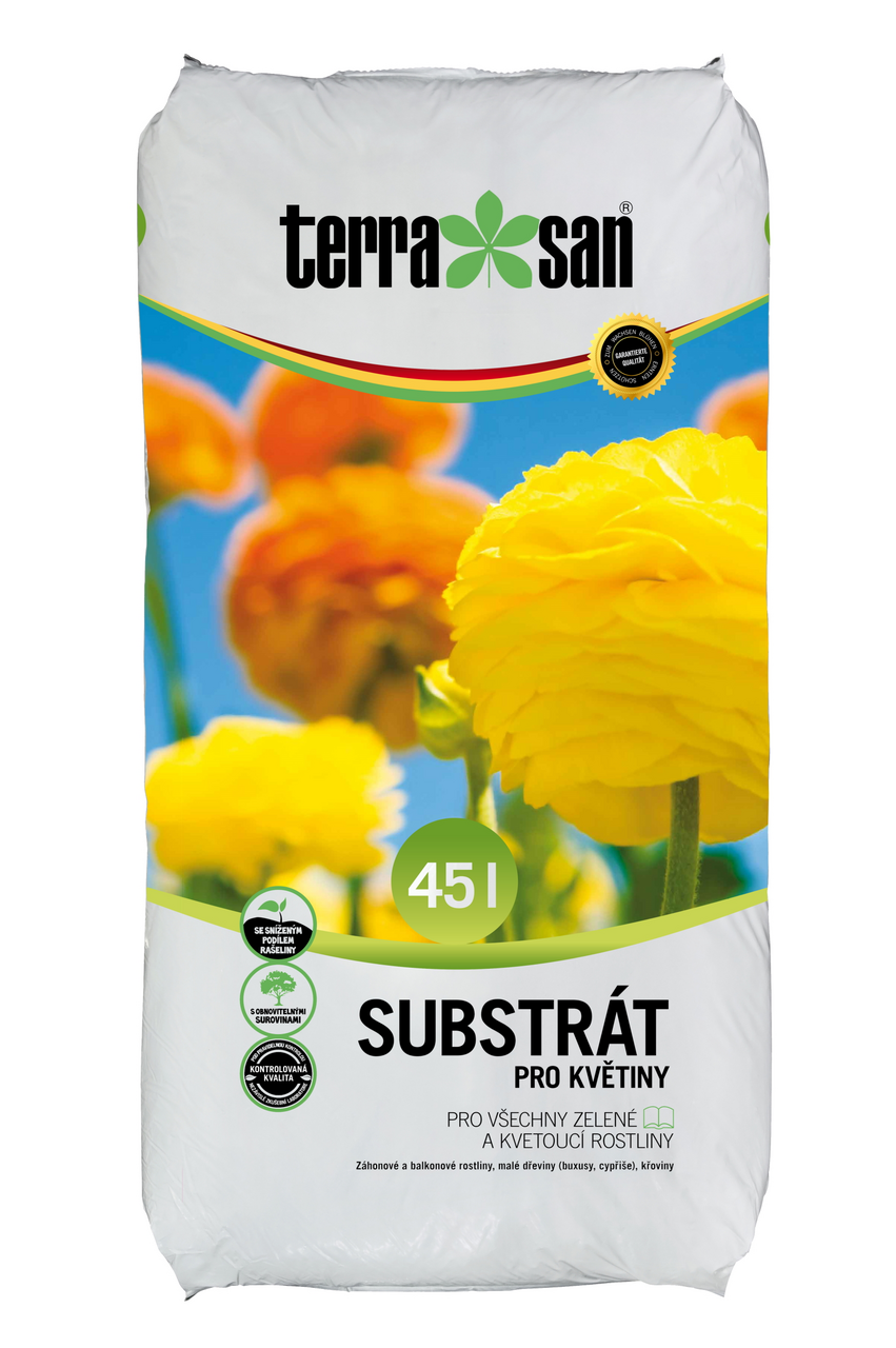 TERRASAN Substrát kvetinový 45 l 1 ks