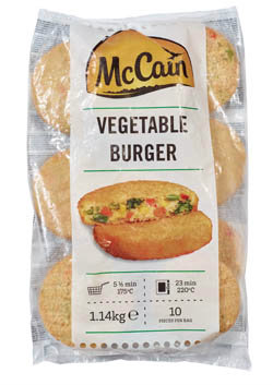 McCain Vegetable Burger mraz. 1,14 kg