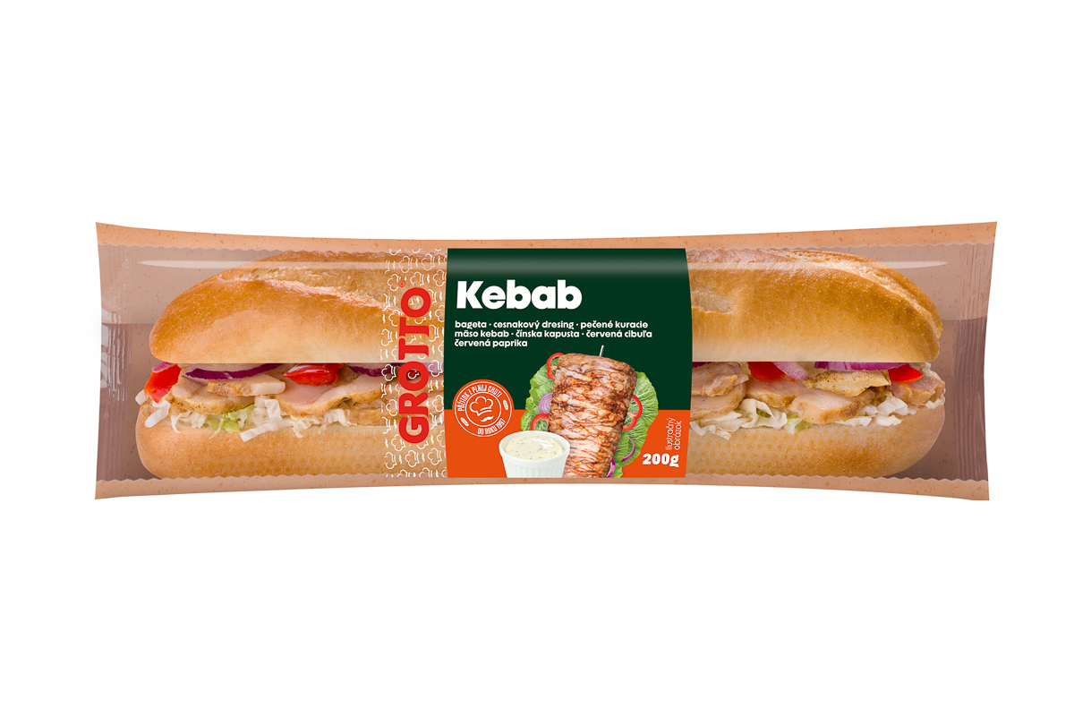 GROTTO Bageta kebab chlad. 200 g