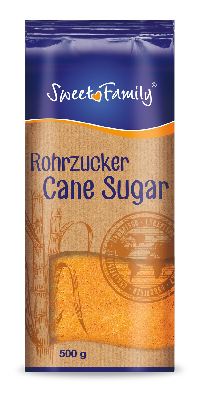 SWEET FAMILY Trstinový cukor 12 x 500 g