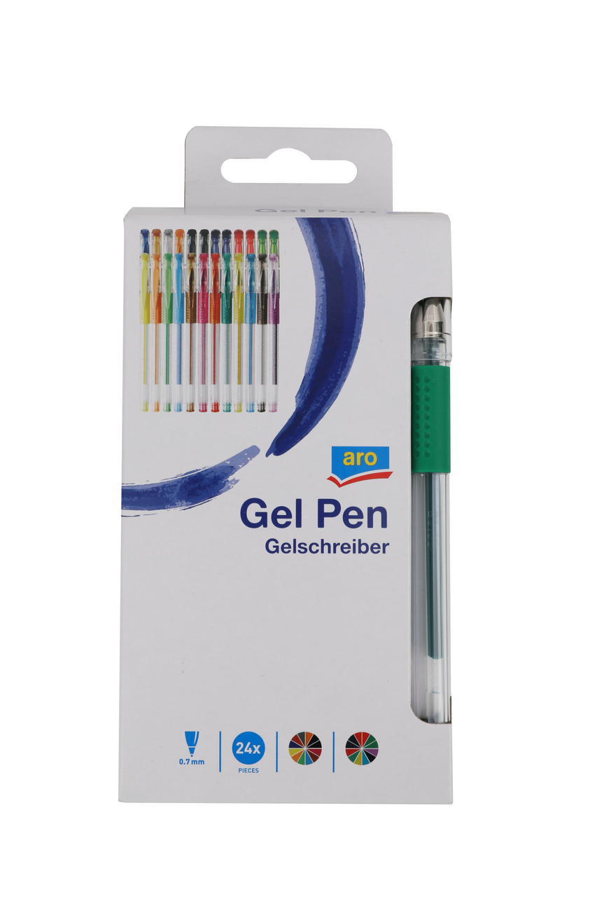 aro Pero gélové BTS 0,7 mm mix farieb 24 ks